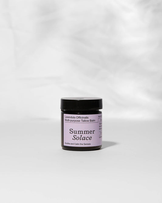 Jar of 'Summer Solace' on a white background