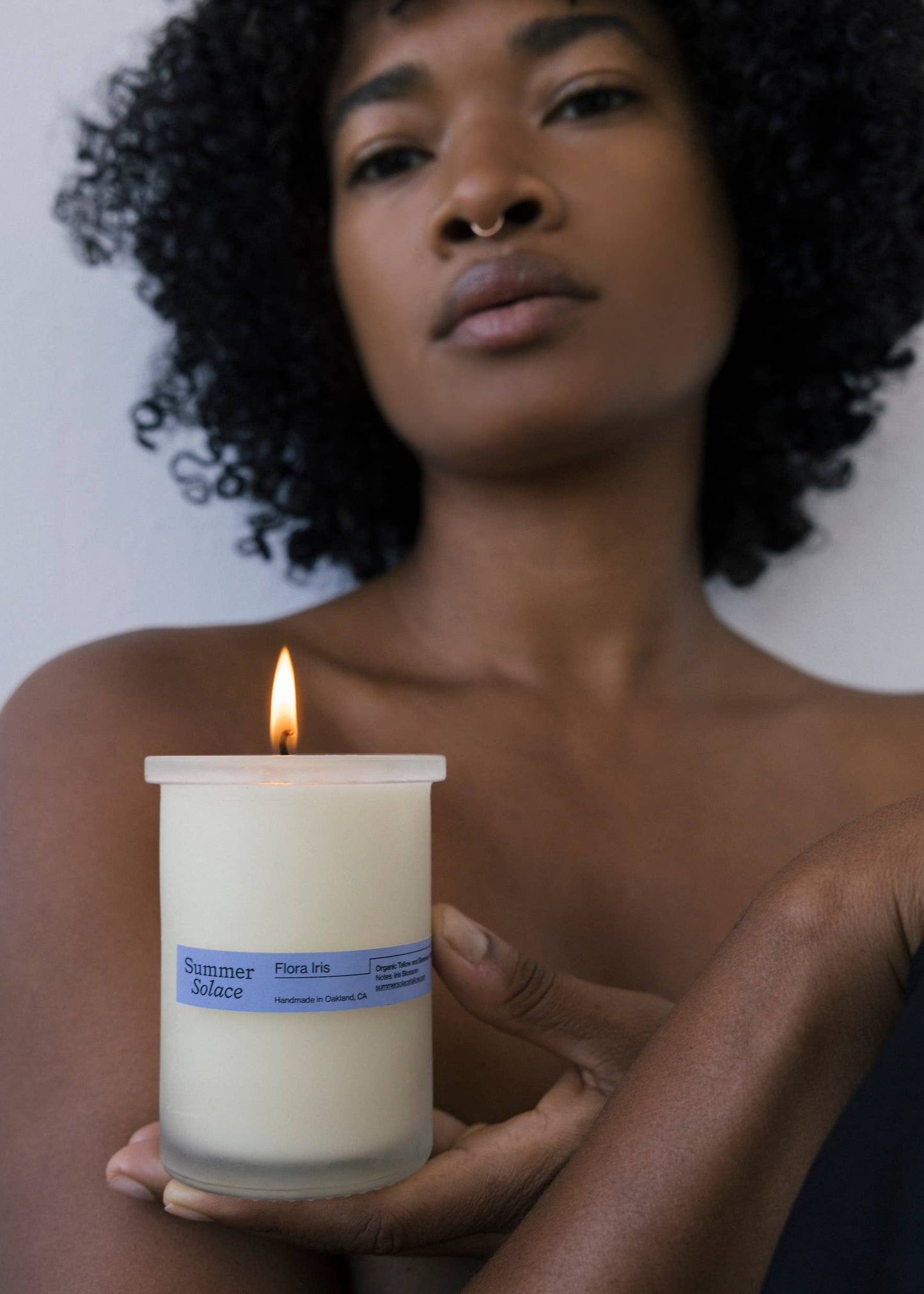 Flora Iris – Orris & Palo Santo Candle, 6 oz