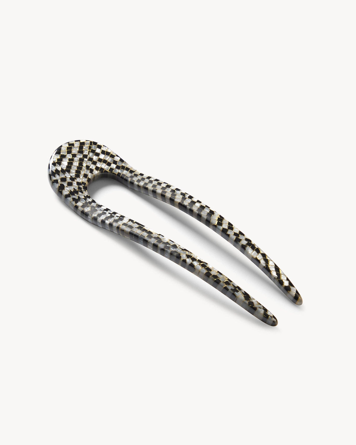 French Hair Pin in Perle Noir
