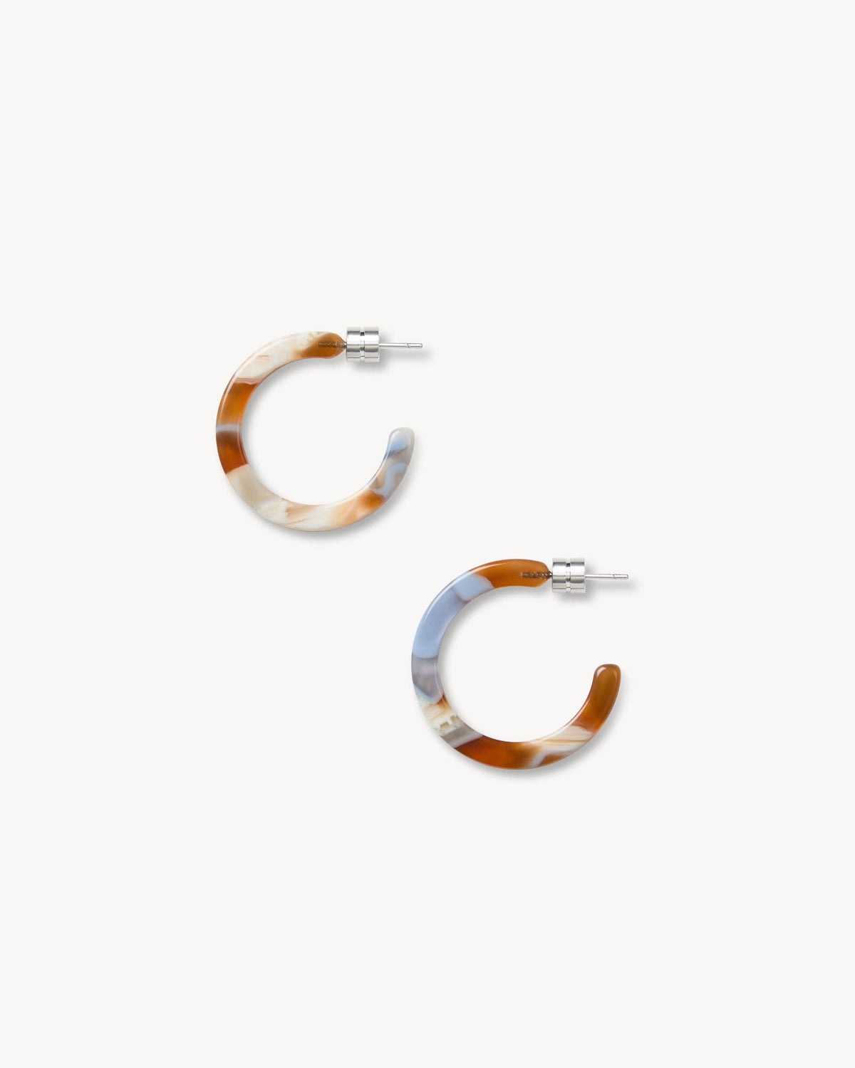 Mini Hoops in Blue Roma