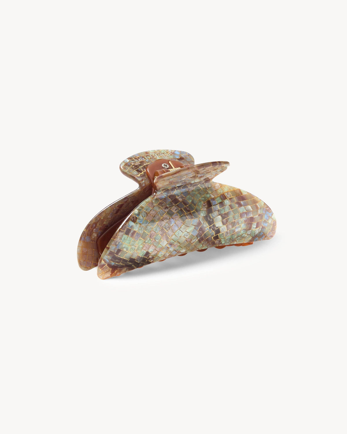 Midi Heirloom Claw in Gem Checker