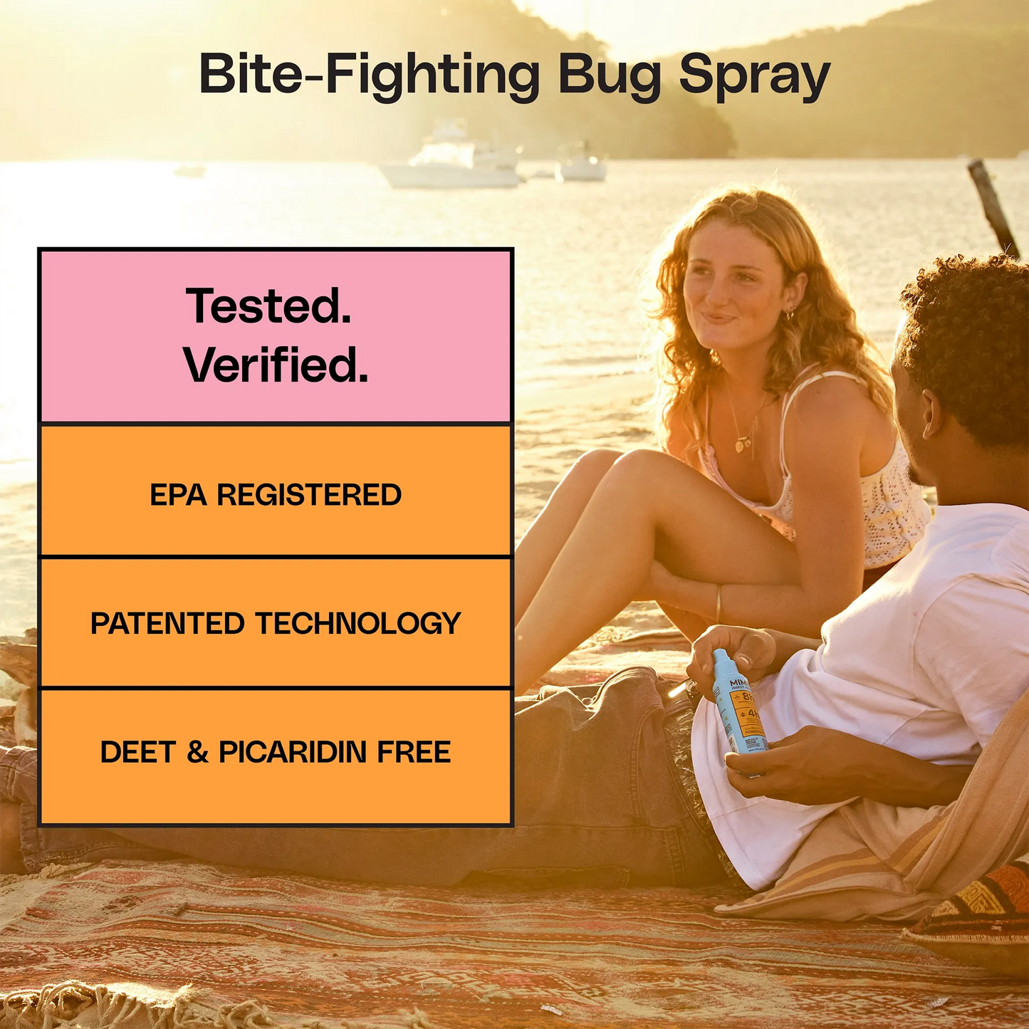 DEET-Free Naturally Derived Mosquito & Tick Bug Spray 3.4oz