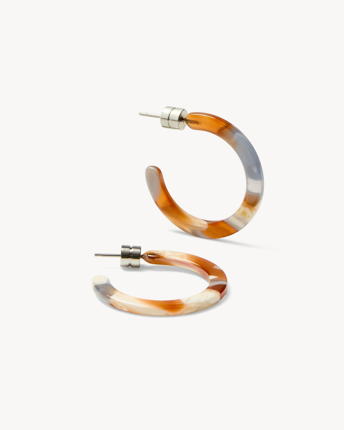 Mini Hoops in Blue Roma