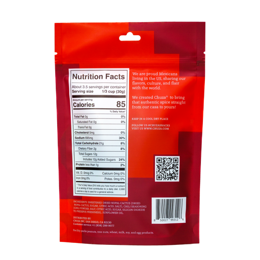 Dried Cactus (Nopal) | Chili-Seasoned Fruit Snack