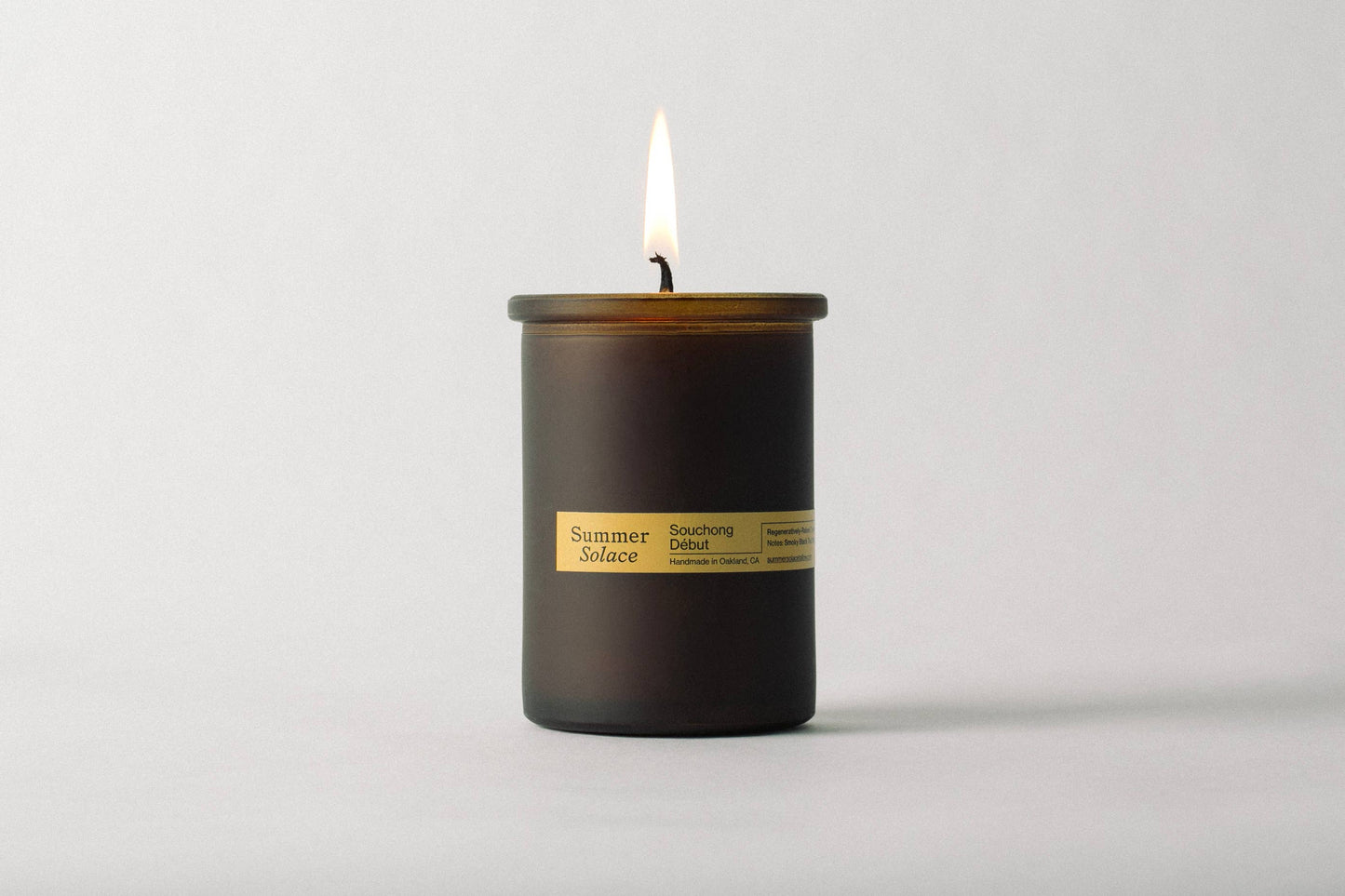 Souchong Debut – Black Tea & Vetiver Tallow Candle, 6 oz