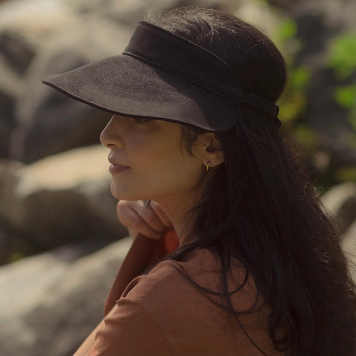 Canvas Visor in Black