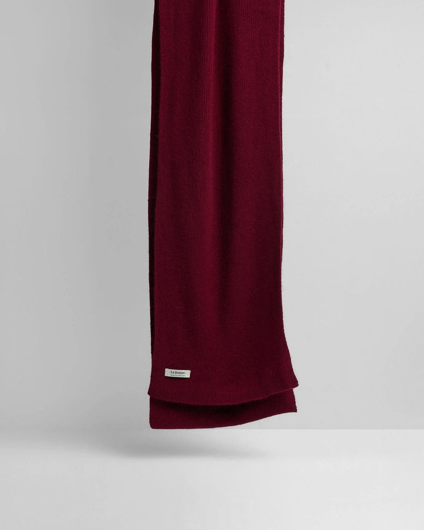 Long Scarf in Wine