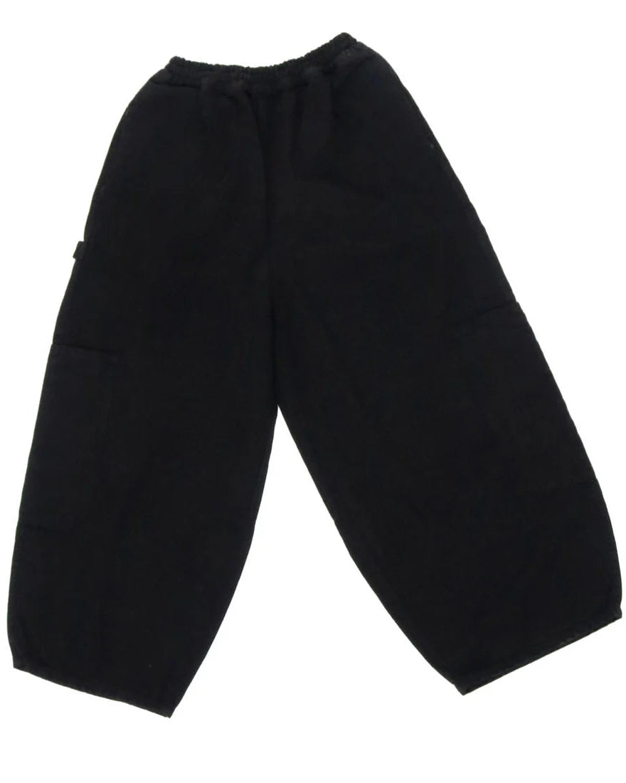 Black pants on a white background