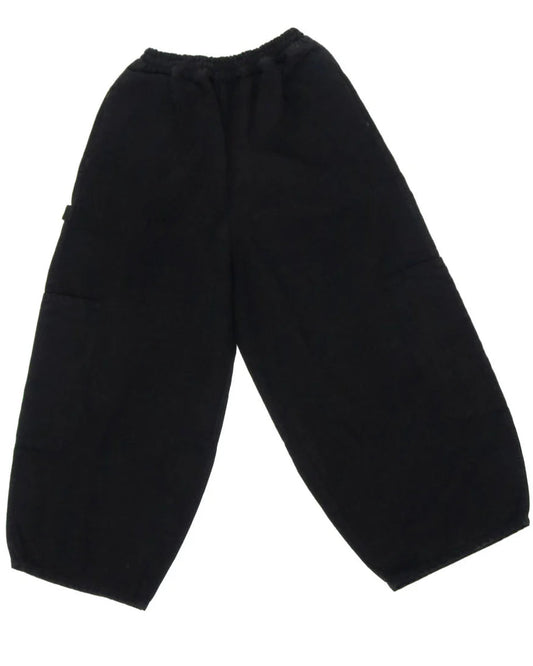 Black pants on a white background