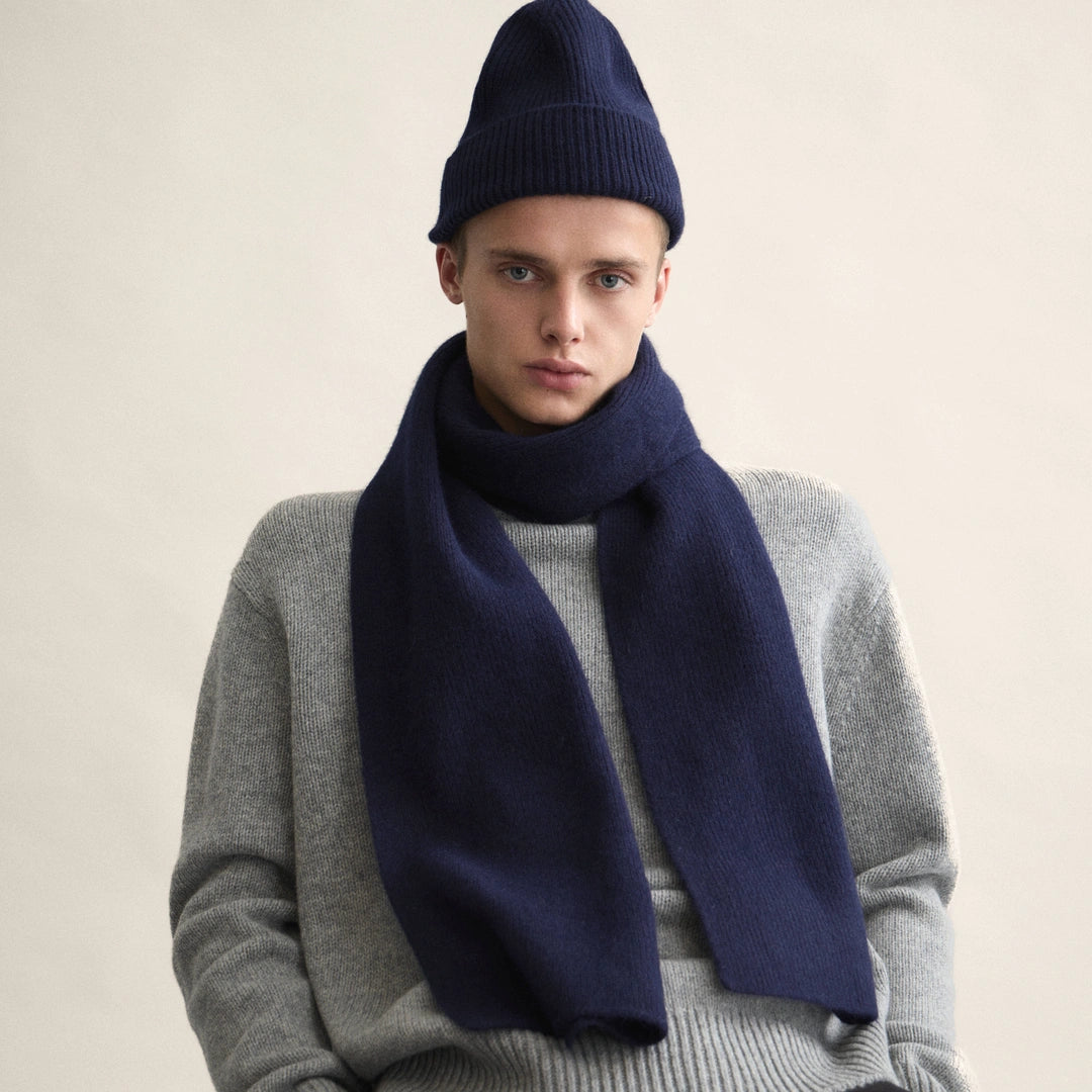 Long Scarf in Midnight