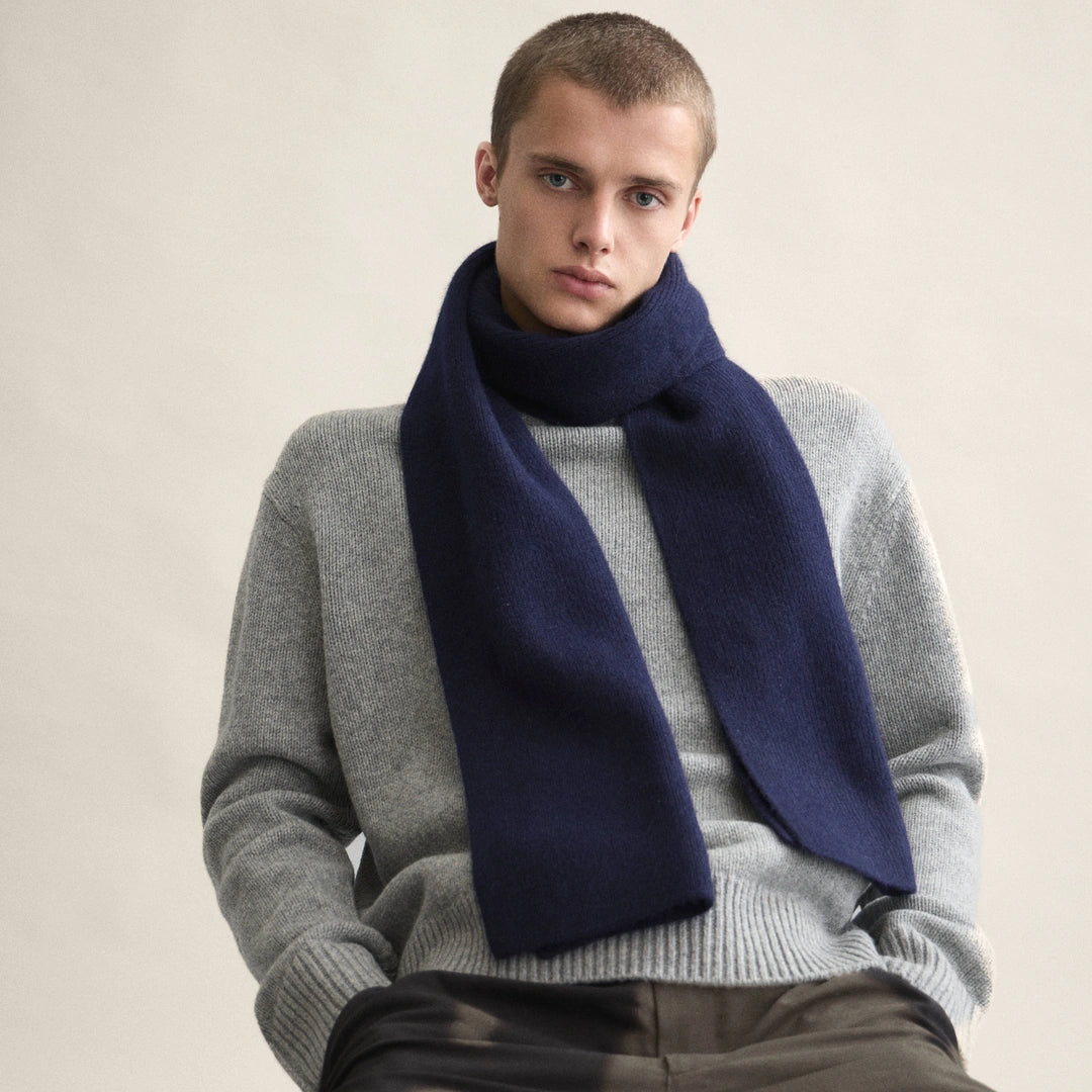Long Scarf in Midnight