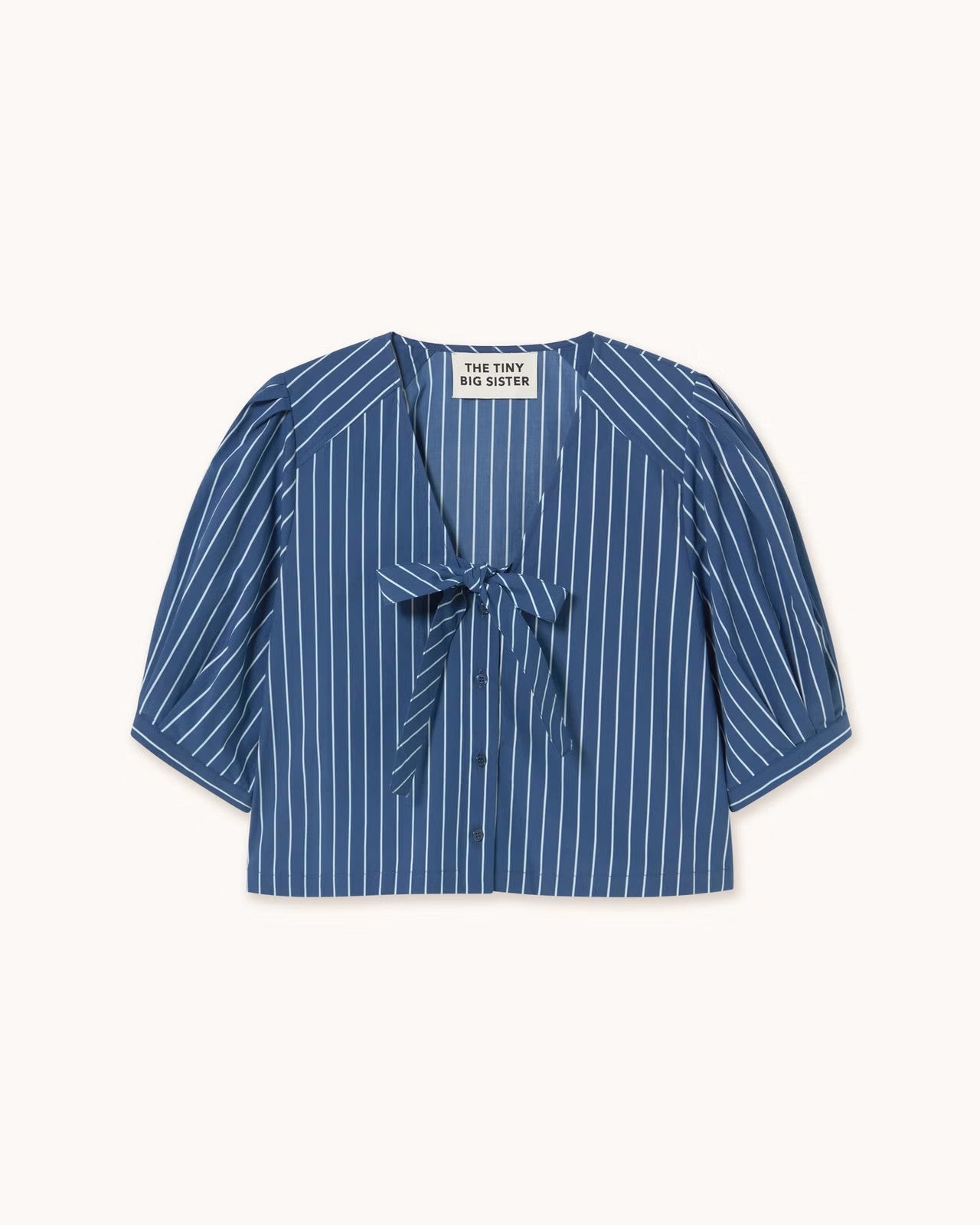 Striped Bow Blouse