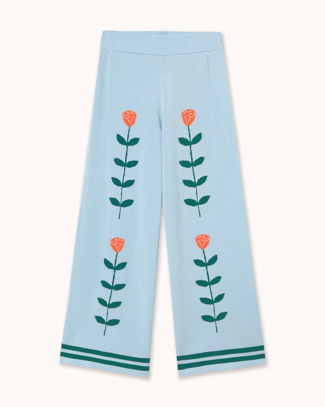 Roses Knitted Pants