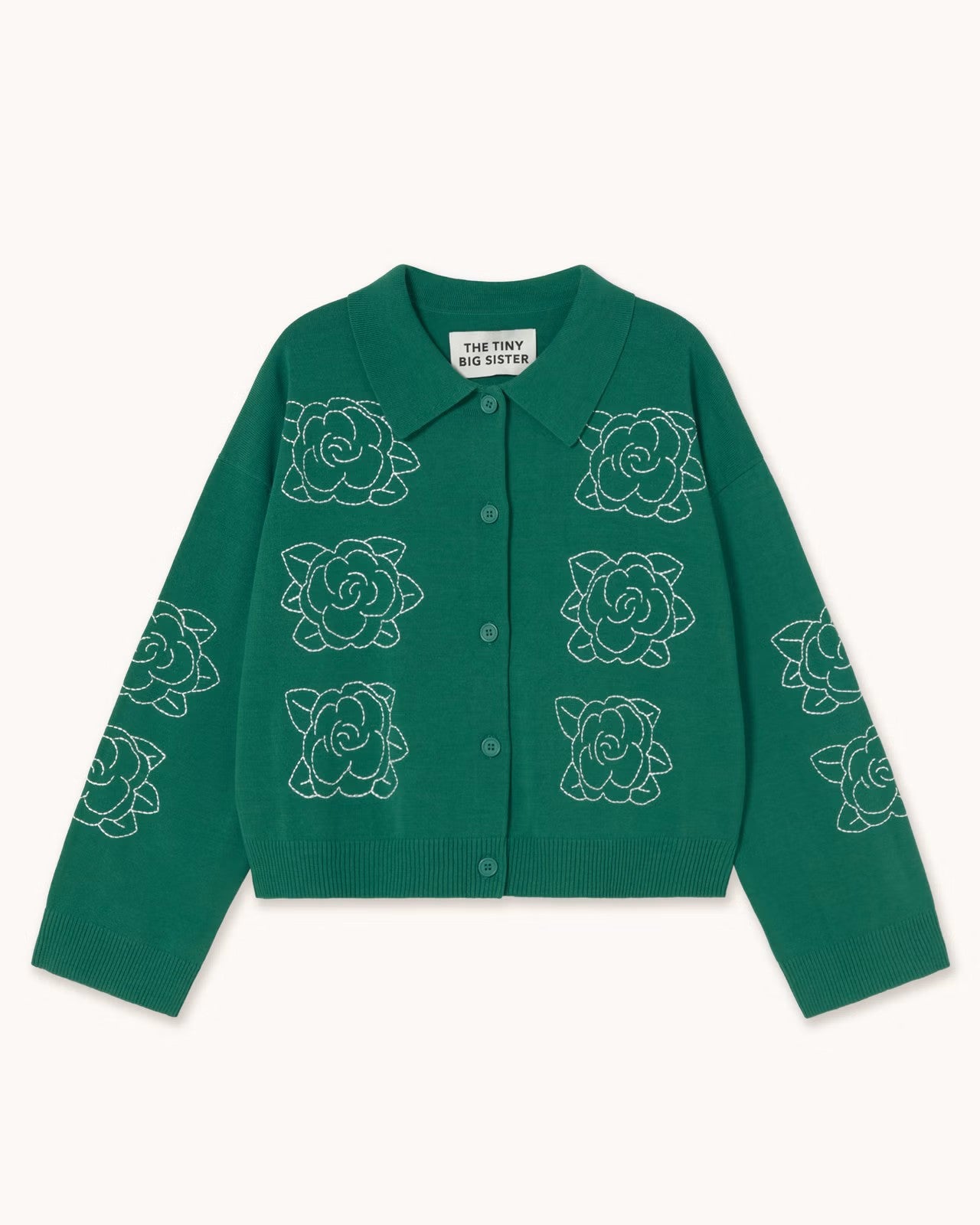 Flowers Emboidered Cardigan