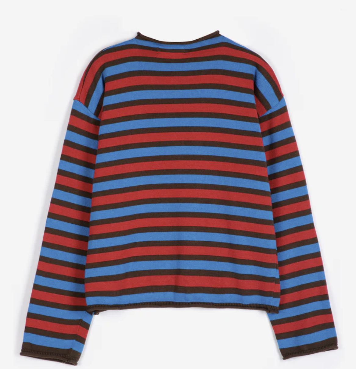 Striped Cotton Cardigan